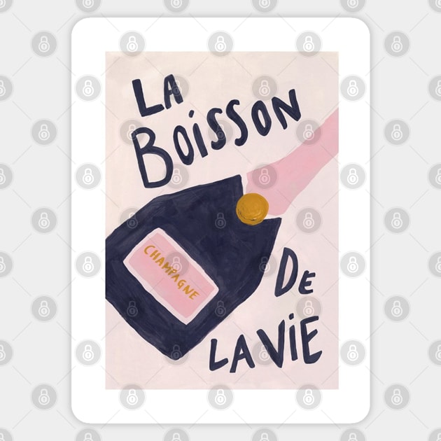 La Boisson de la vie Sticker by AmandaGJ9t3